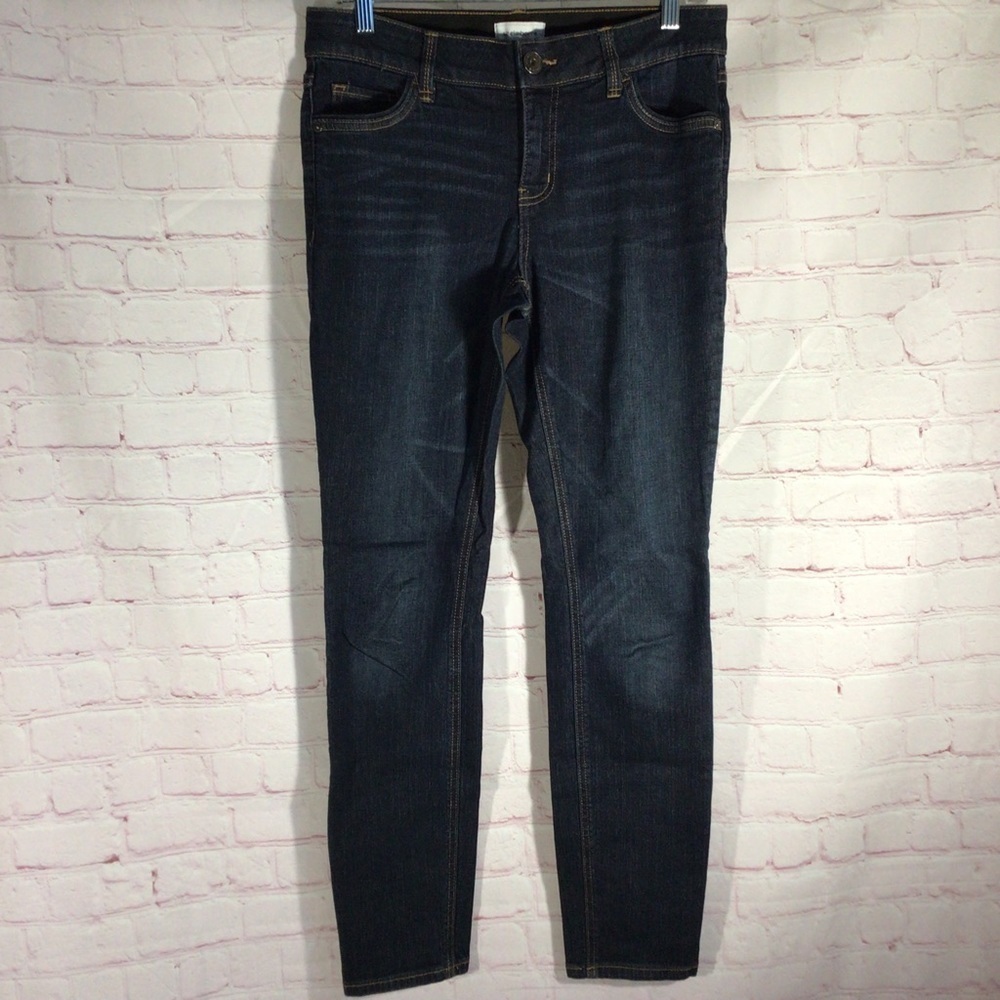 Liz Claiborne Dark Wash Blue Denim Jeans - Size 6